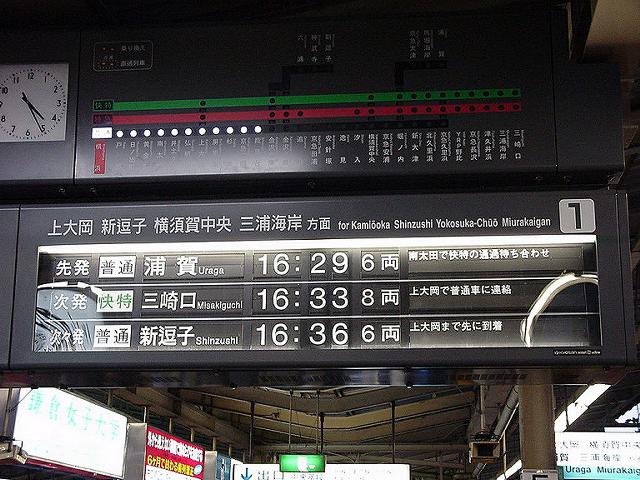 出発案内